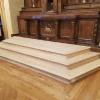 Repaired and Sanded Oak Steps